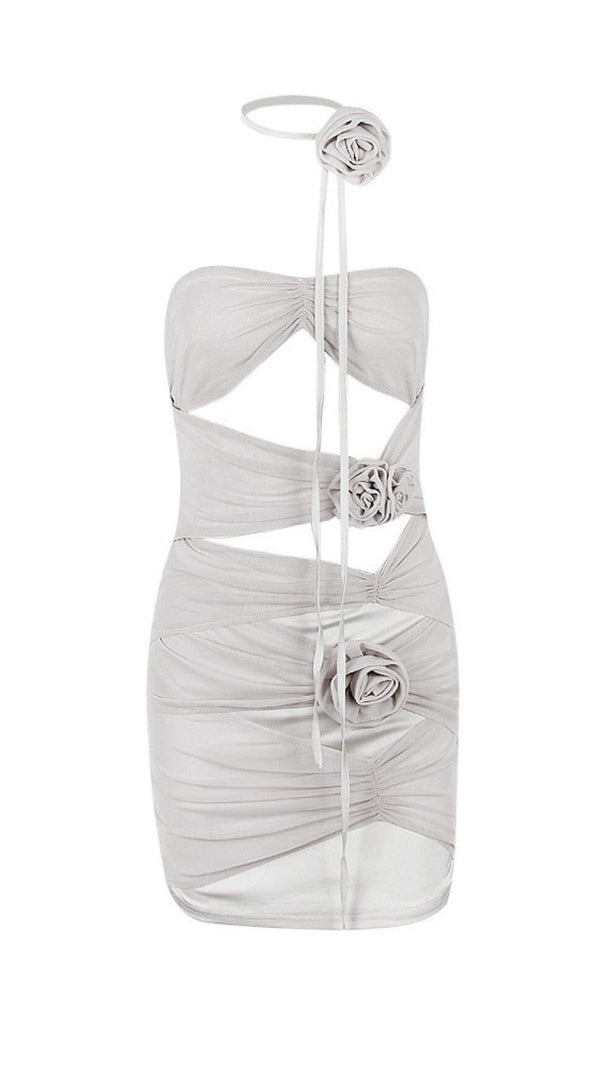 AIIZIE FOG FLORAL EMBELLISHED MINI DRESS - product image