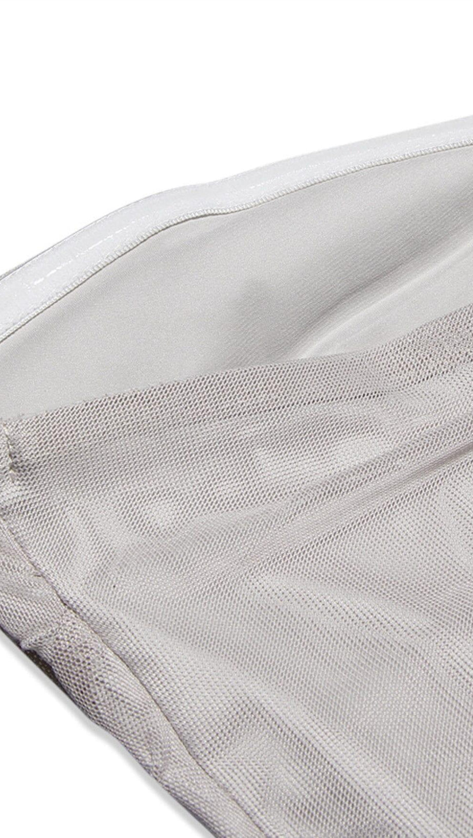 FOG FLORAL EMBELLISHED MINI DRESS