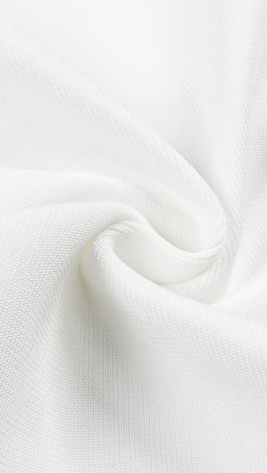 LONG SLEEVE TUBE TOP DRESS IN WHITE