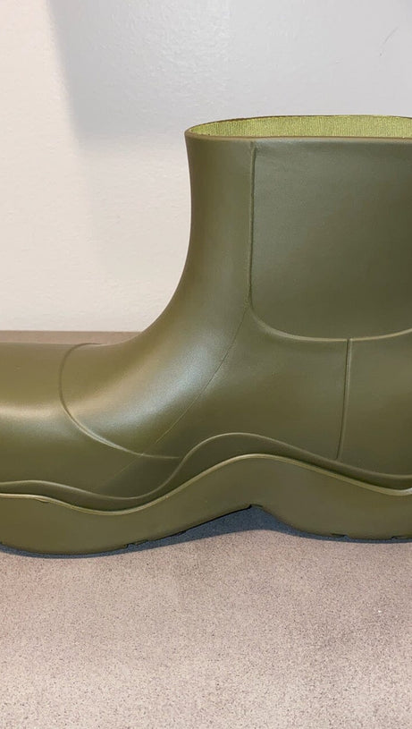 STIVALI DA PIOGGIA ALLA CAVIGLIA IN GOMMA 