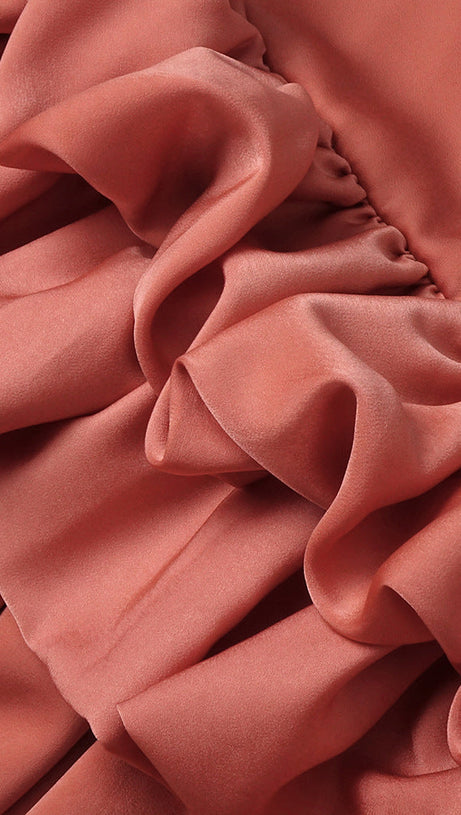 Jesper Dramatic Ruffle High-Low Maxi Skirt for Women