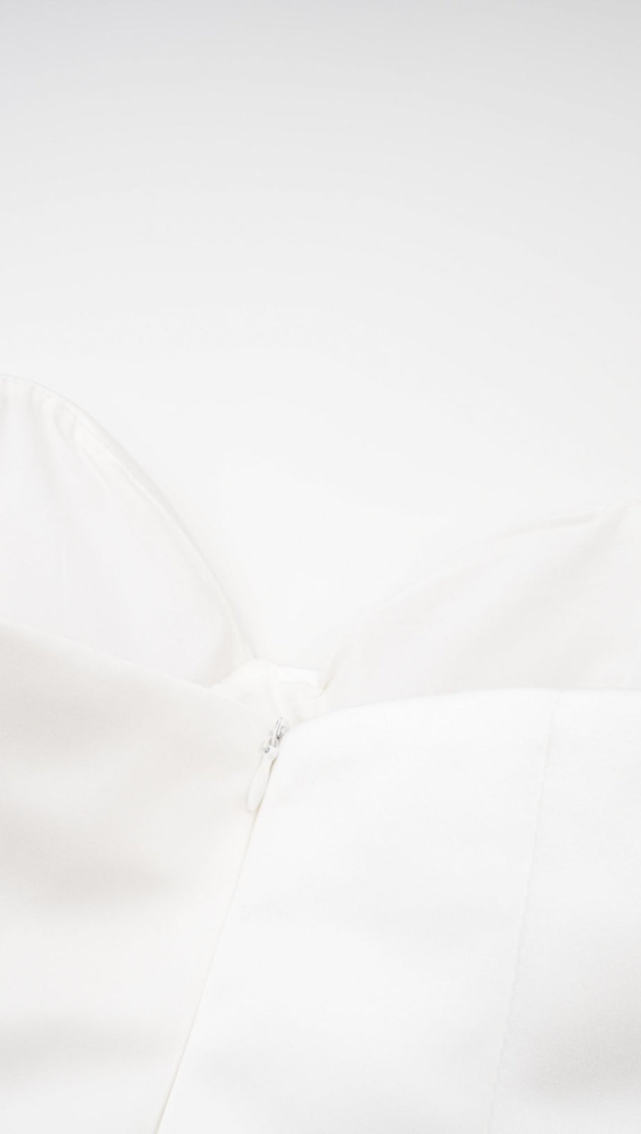 MINI ABITO BUSTIER SENZA SPALLINE BIANCO