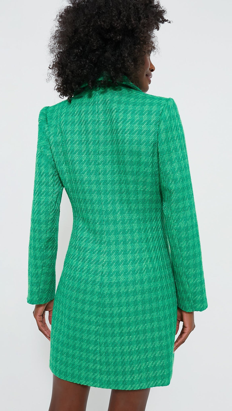 ABITO STACIE IN TWEED SMERALDO