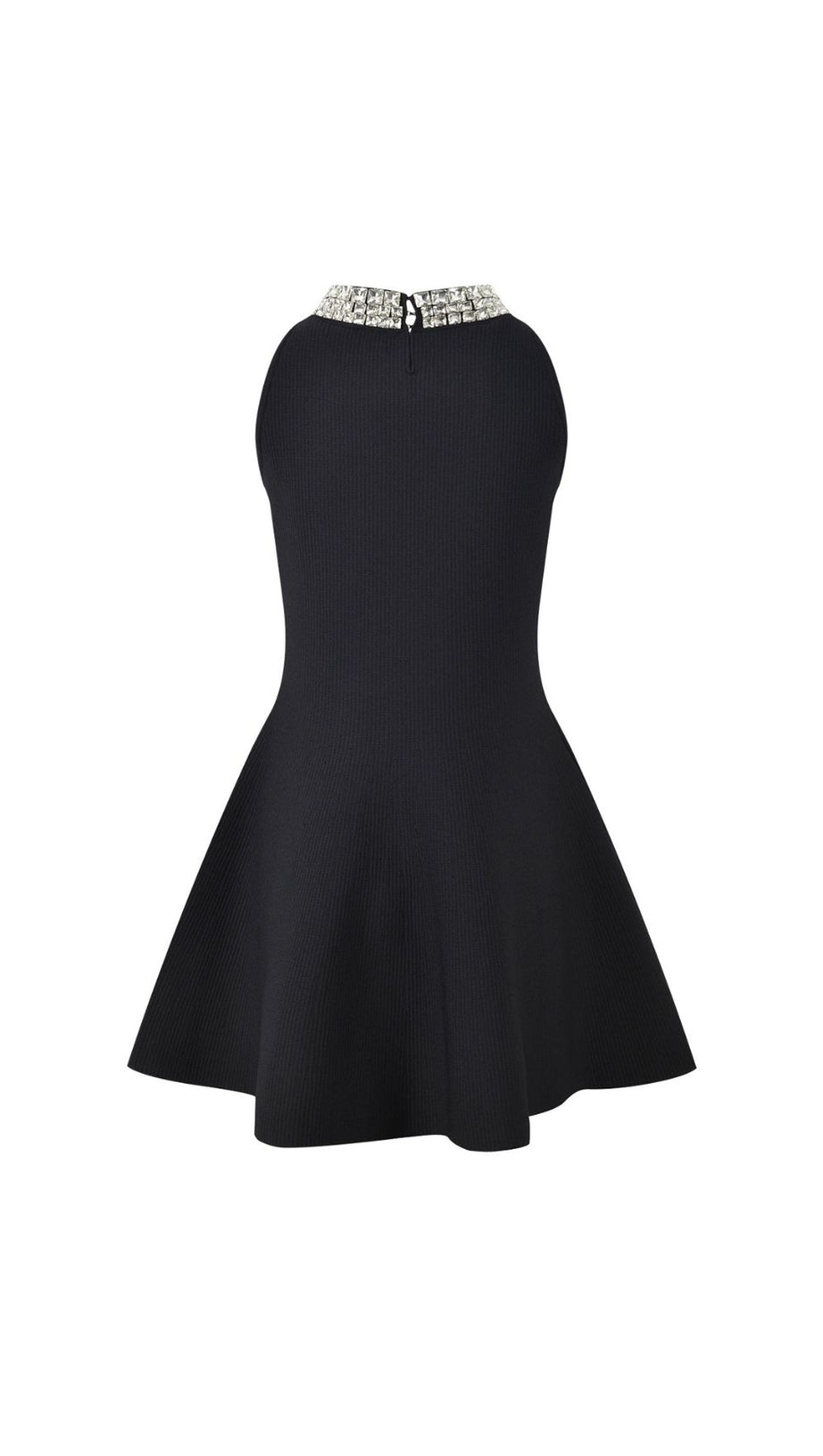 Glamorous Rhinestone Collar Fit & Flare Mini Dress - The Perfect LBD
