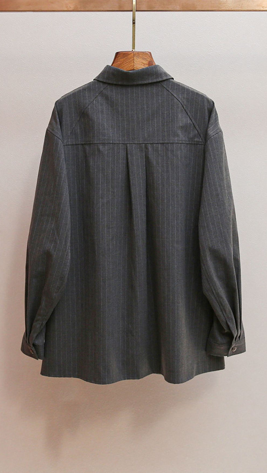 Rohit Pinstripe Tie-Neck Blouse - Effortless Chic for Women
