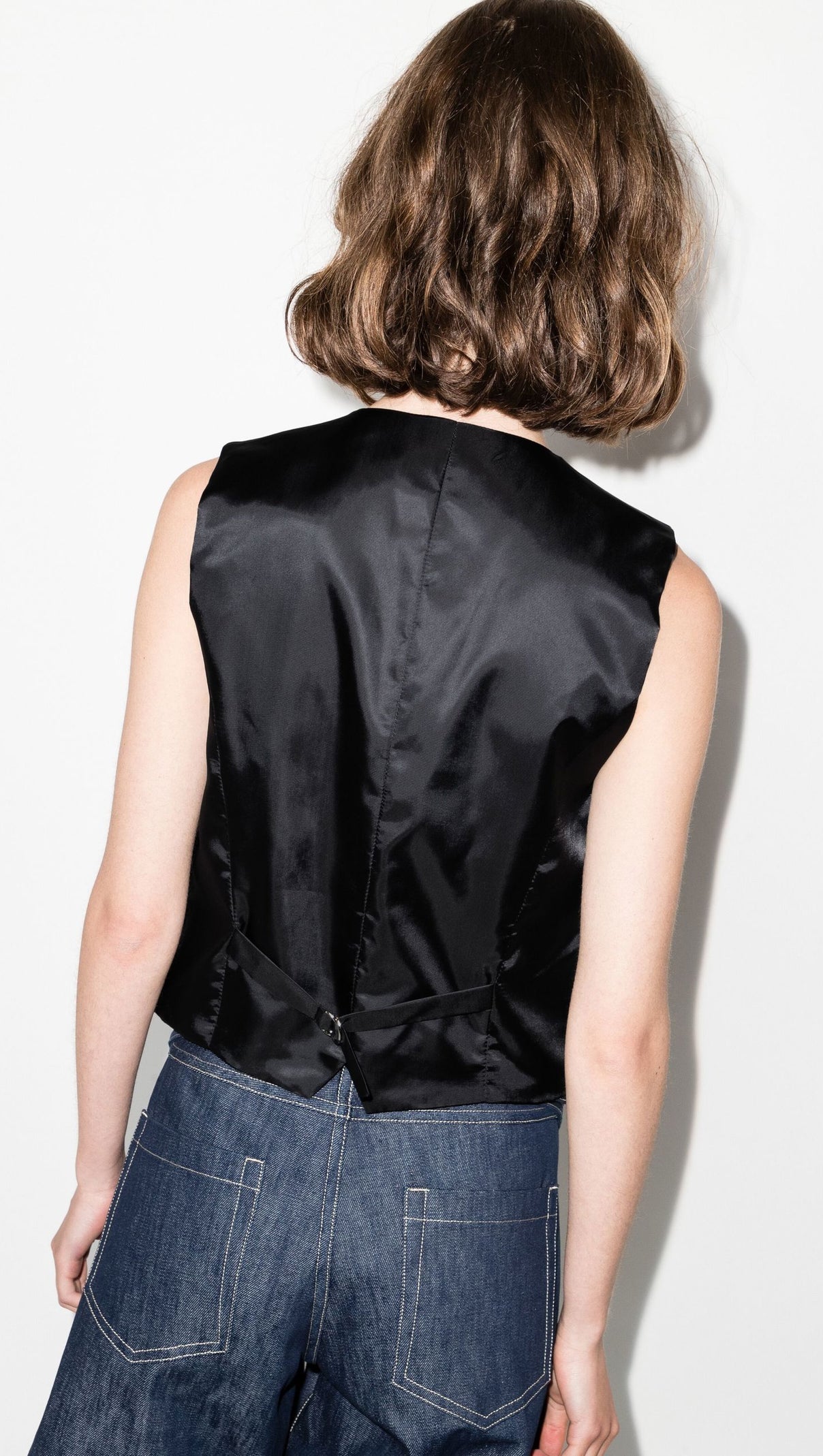 AIIZIE BLACK GELSO WAISTCOAT - product image