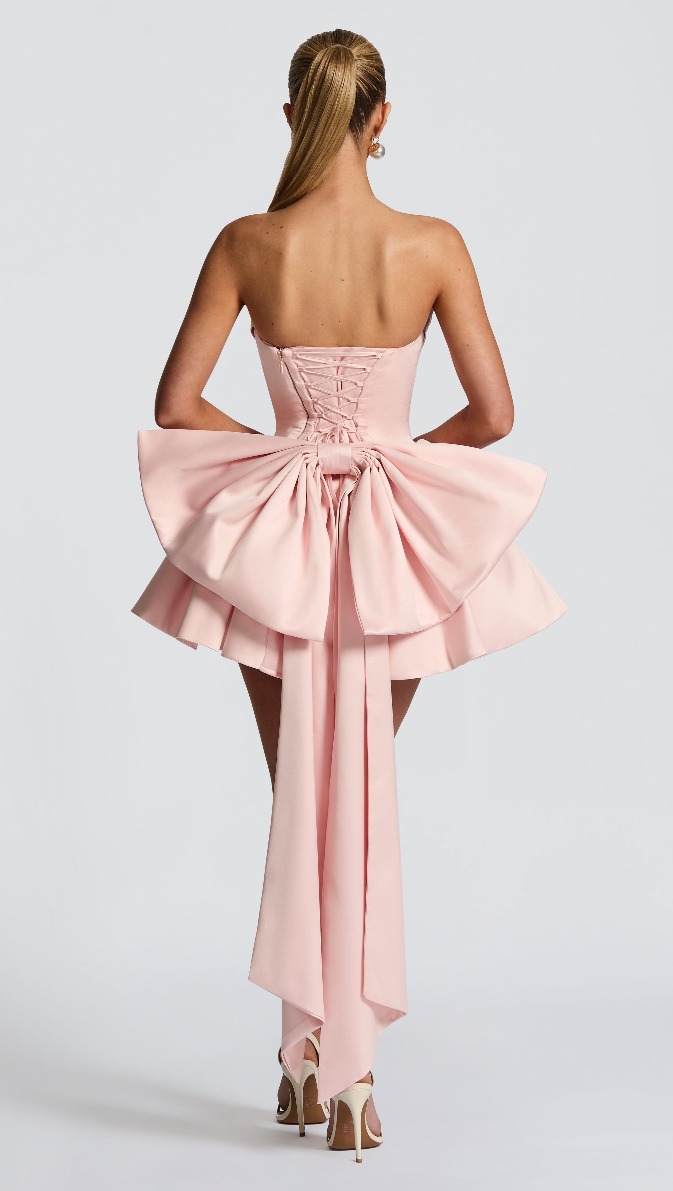 TRINITY MINI DRESS - BLUSH