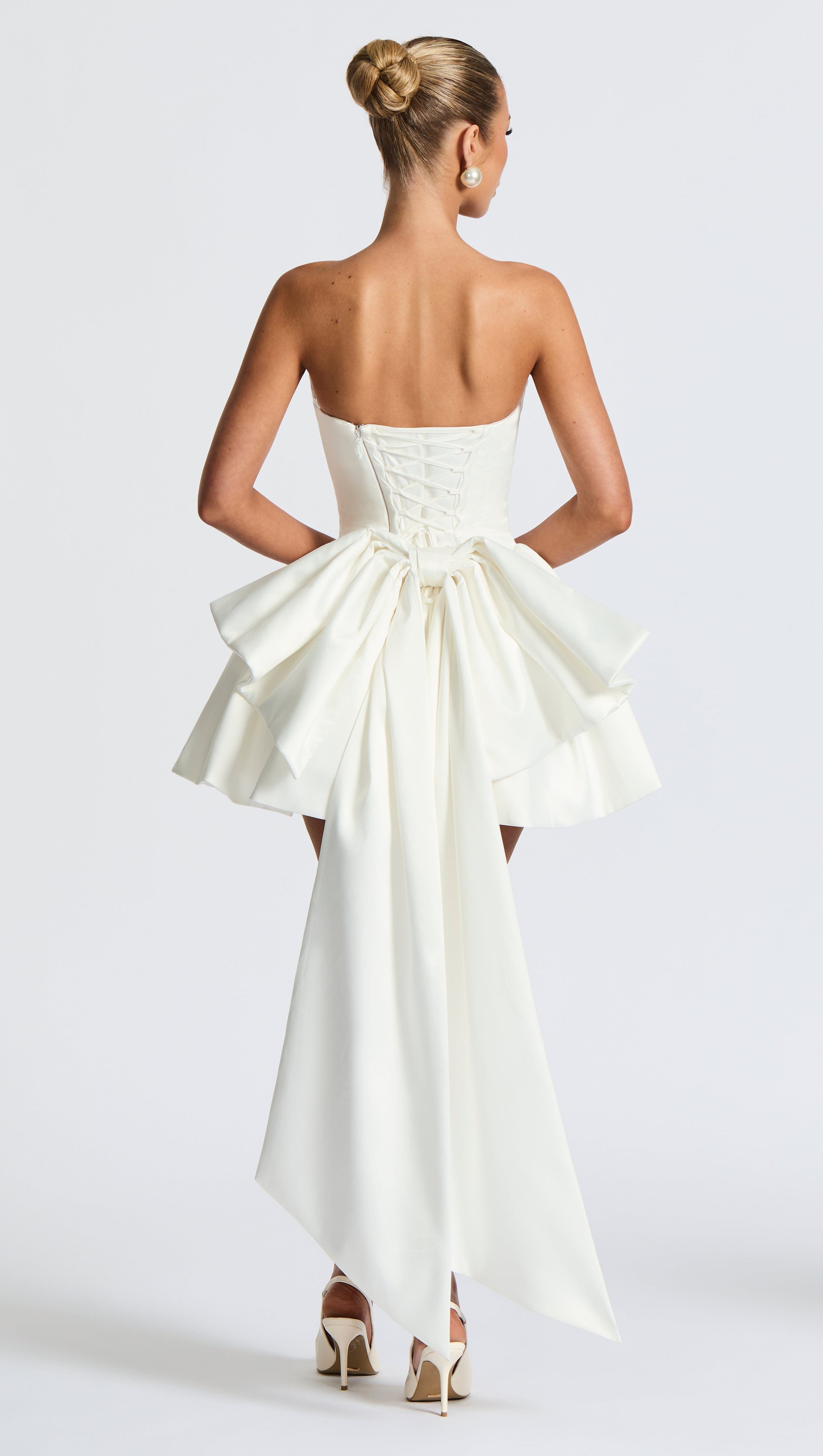 TRINITY MINI DRESS - IVORY