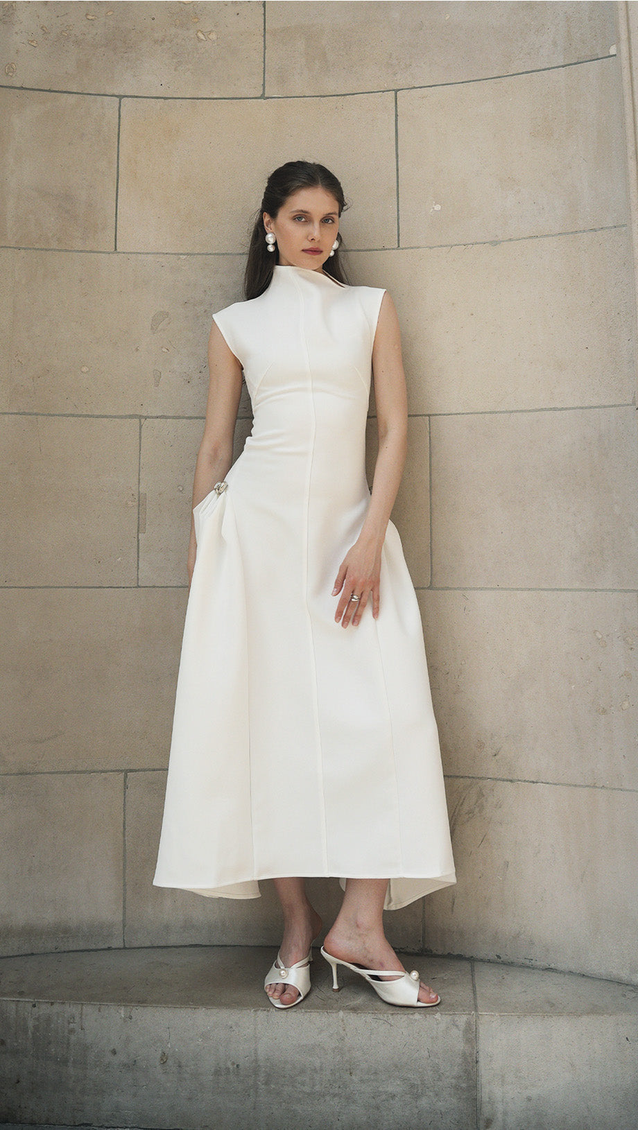 Paca Choker Sleeveless Maxi Dress