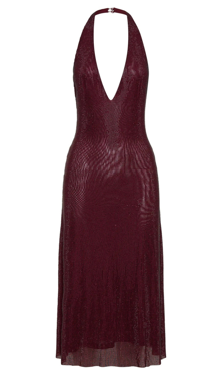 Diamond Halter Neck Midi Dress