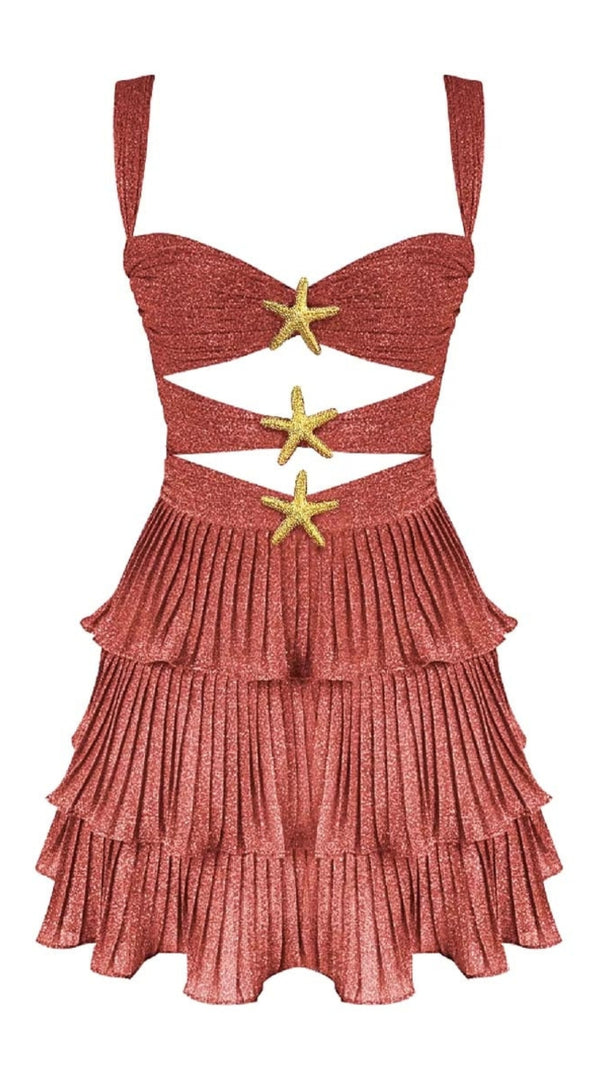 AIIZIE STARFISH CUT OUT MINI DRESS - product image