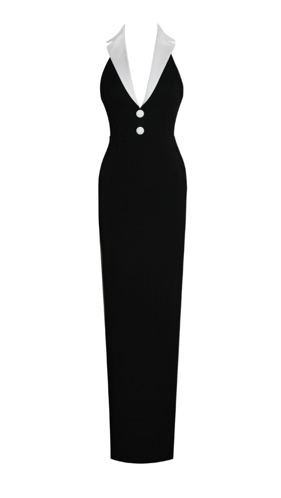 Tsanko Neckholder-Maxi-Bandagekleid