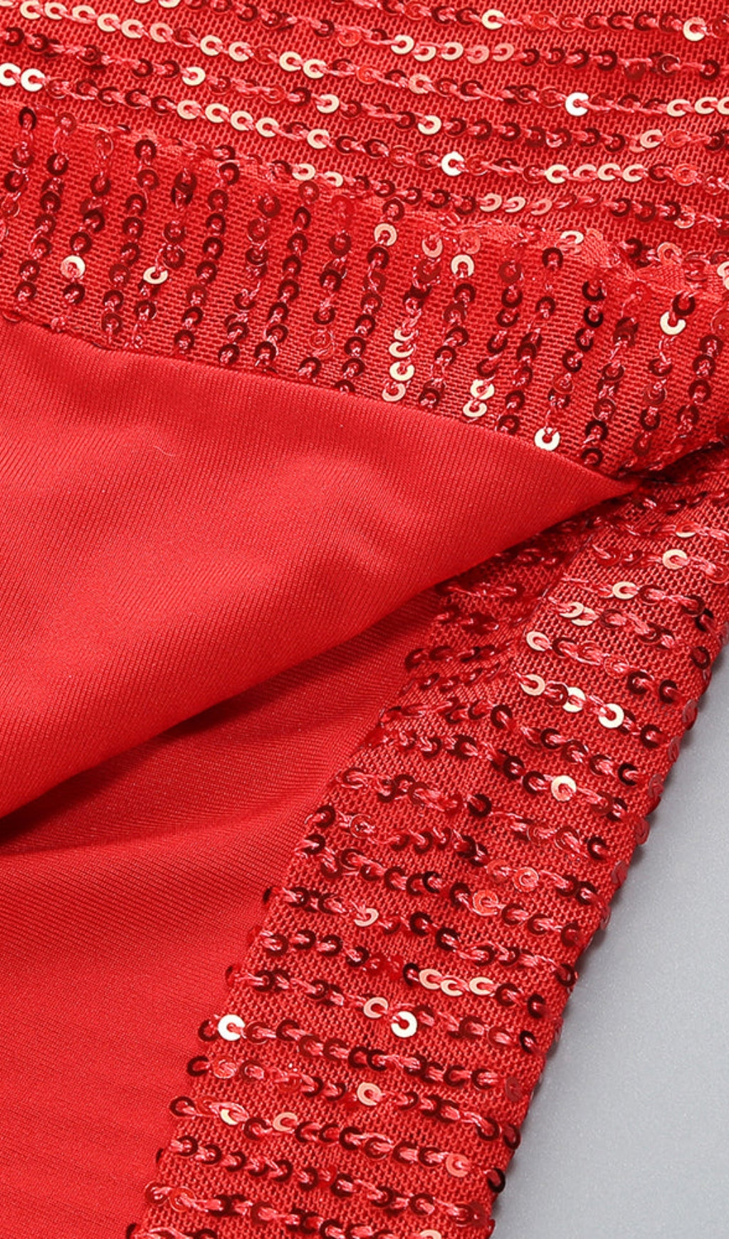AIIZIE SLIP SEQUIN DRAPED SLIT MAXI DRESS - product image