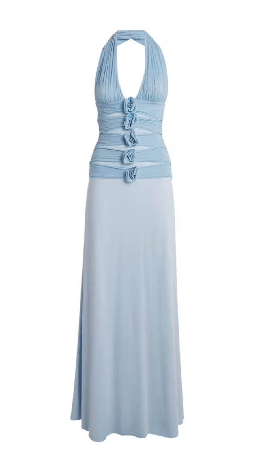 Neckholder-Villadiego-Maxikleid