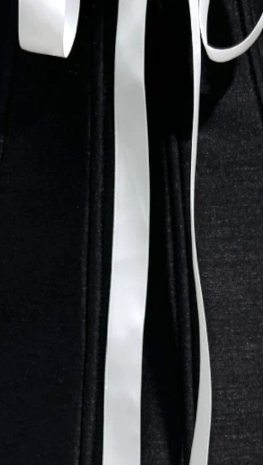 GLADYS STRAPLESS 3D FLORAL CORSET A-LINE DRESS IN BLACK