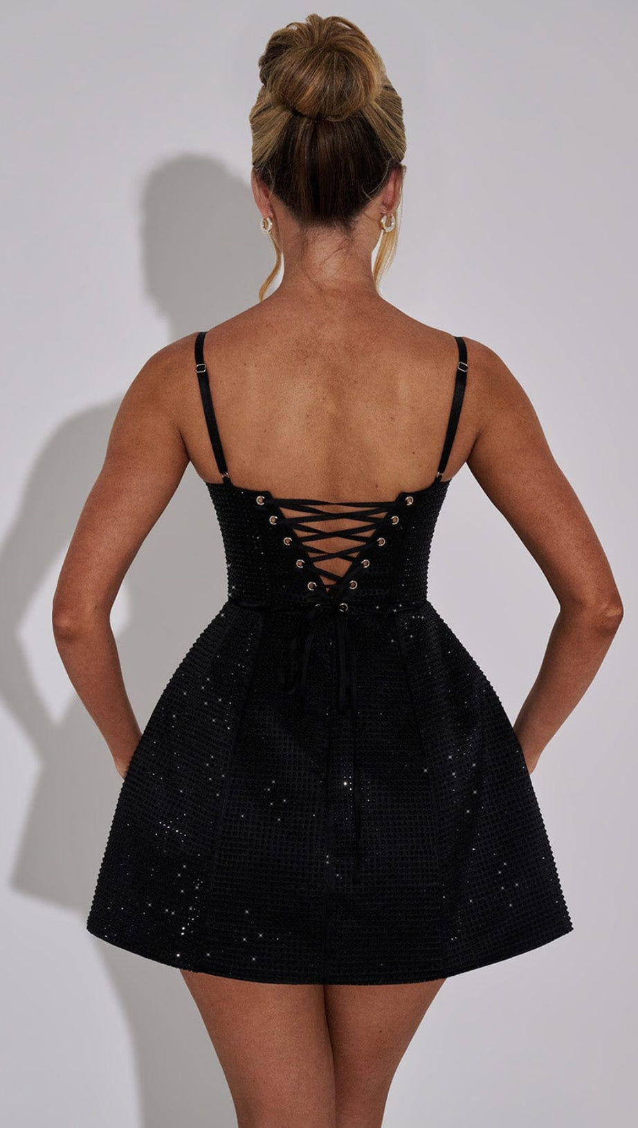 EMMA MINI DRESS - BLACK