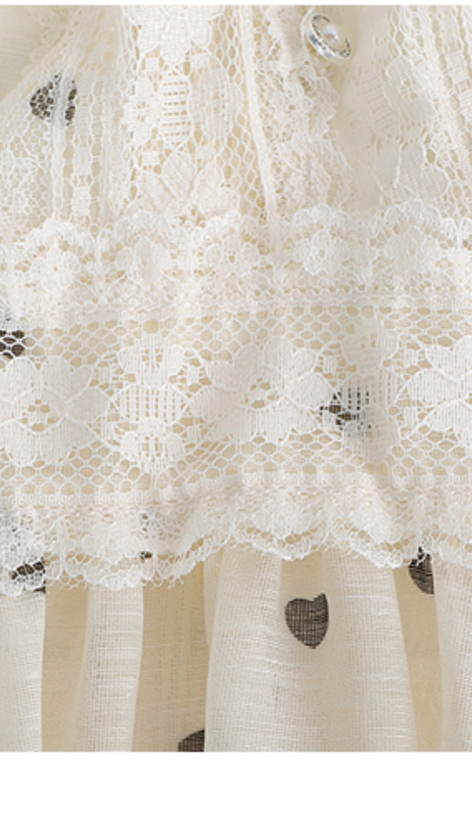 POLKA DOT V-NECK A-LINE MINI DRESS IN APRICOT