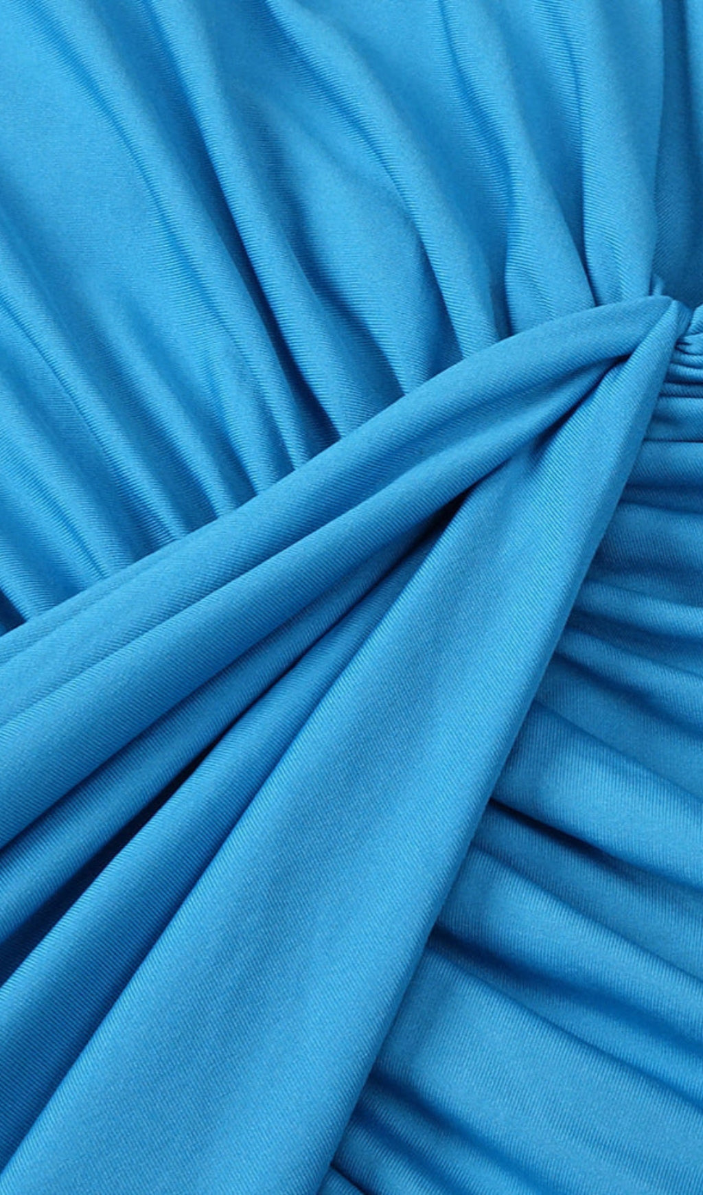 AIIZIE LILY DRAPE DISCONNECT TANK MAXI DRESS IN BLUE - product image