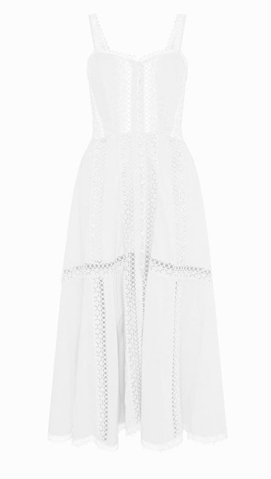 LILLIAN EMBROIDERED HOLLOW TUBE TOP MAXI DRESS