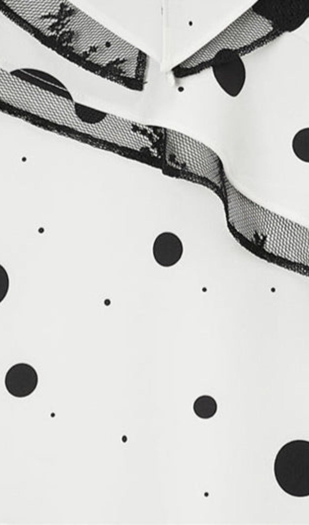phoenix Ruffled Polka Dot Backless mini Dress in white