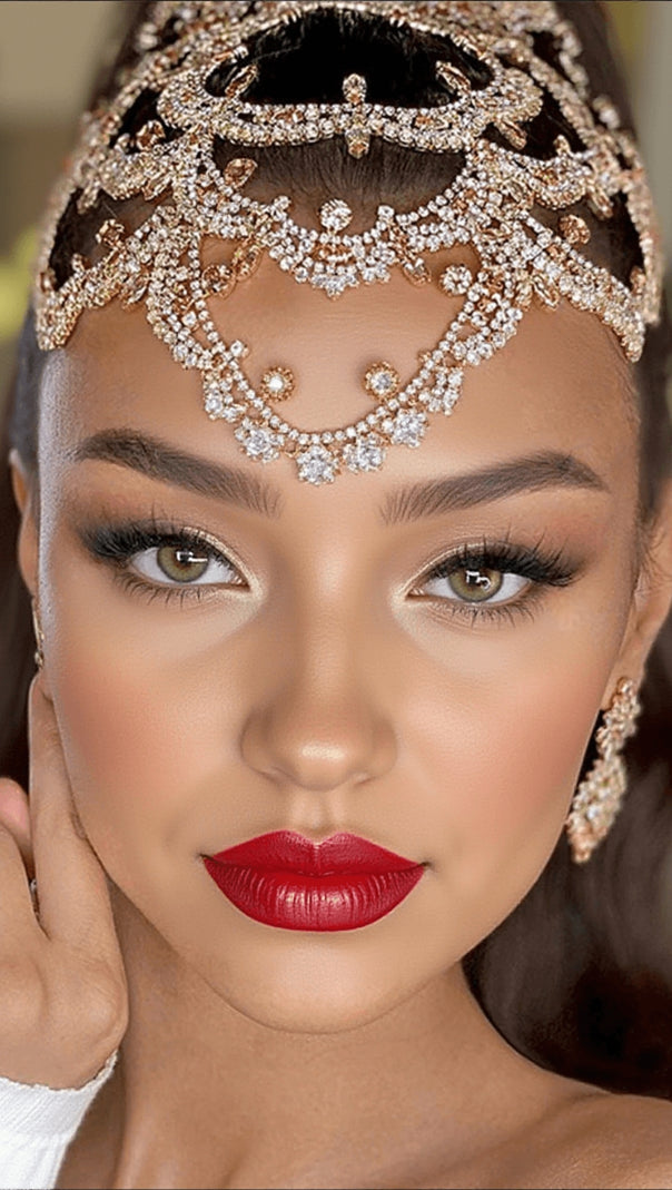 AIIZIE DAYANNA DIAMOND FLORAL HAIRBAND - product image