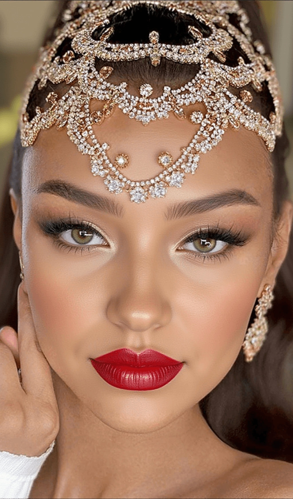 Dayanna Diamond Floral Haarband