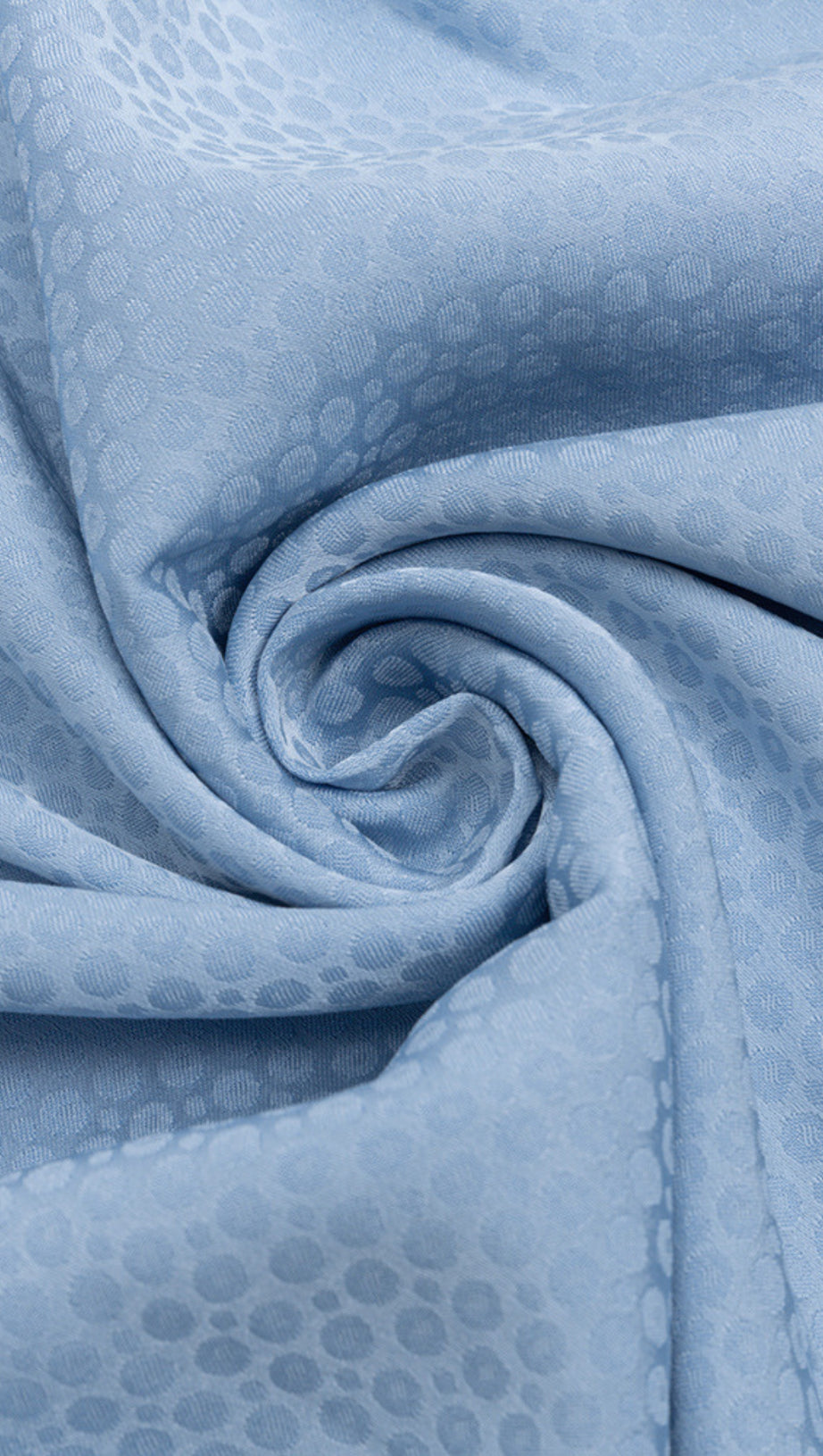 Neckholder-Midikleid mit Schlitz in Hellblau 