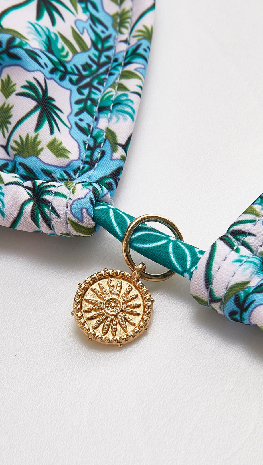 PRINTED LACE BIKINI SET