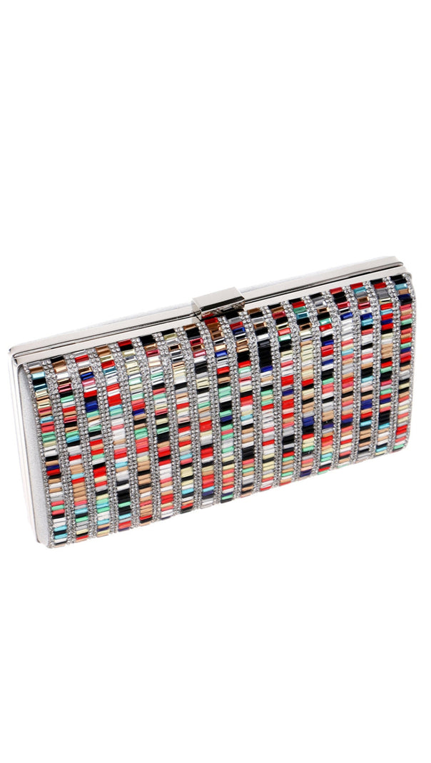 AIIZIE COLORFUL BEADING PROM HANDBAG - product image
