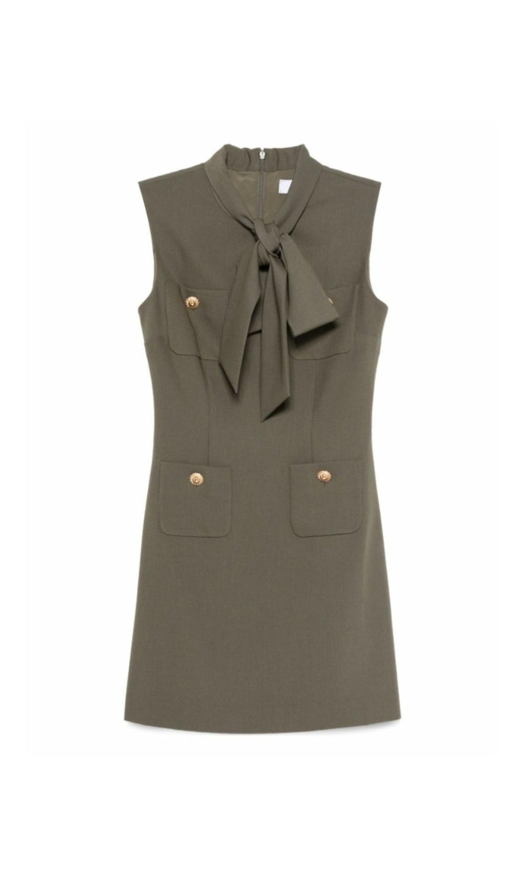 ABITO CORTO IN TWILL CON FIOCCO RACHEL GREEN