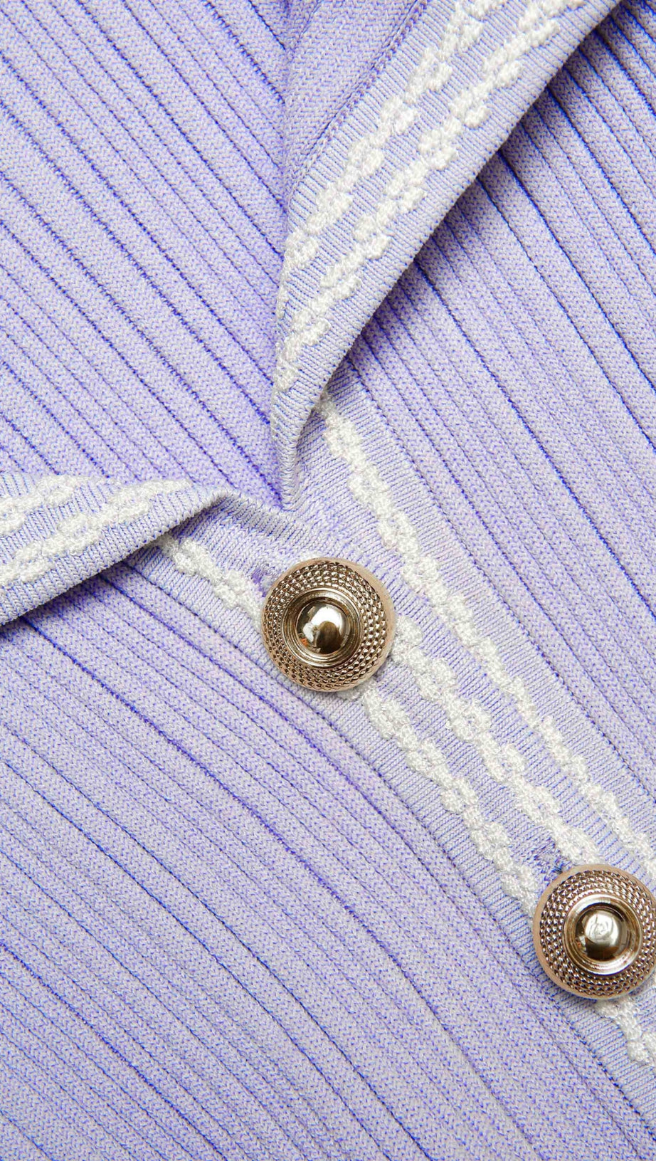 LILAC RIBBED KNIT MINI DRESS