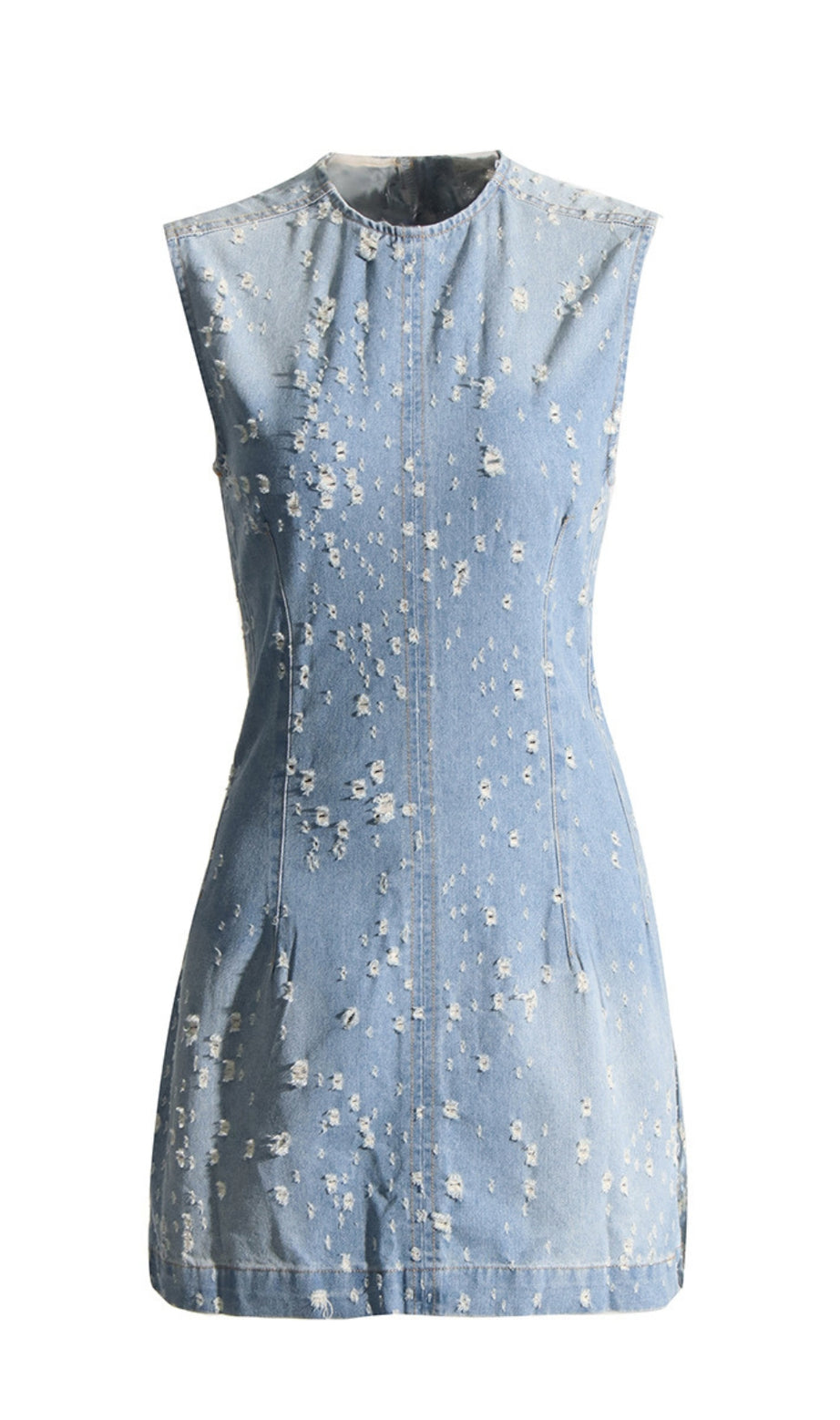 Tunic Mini Dress in Blue