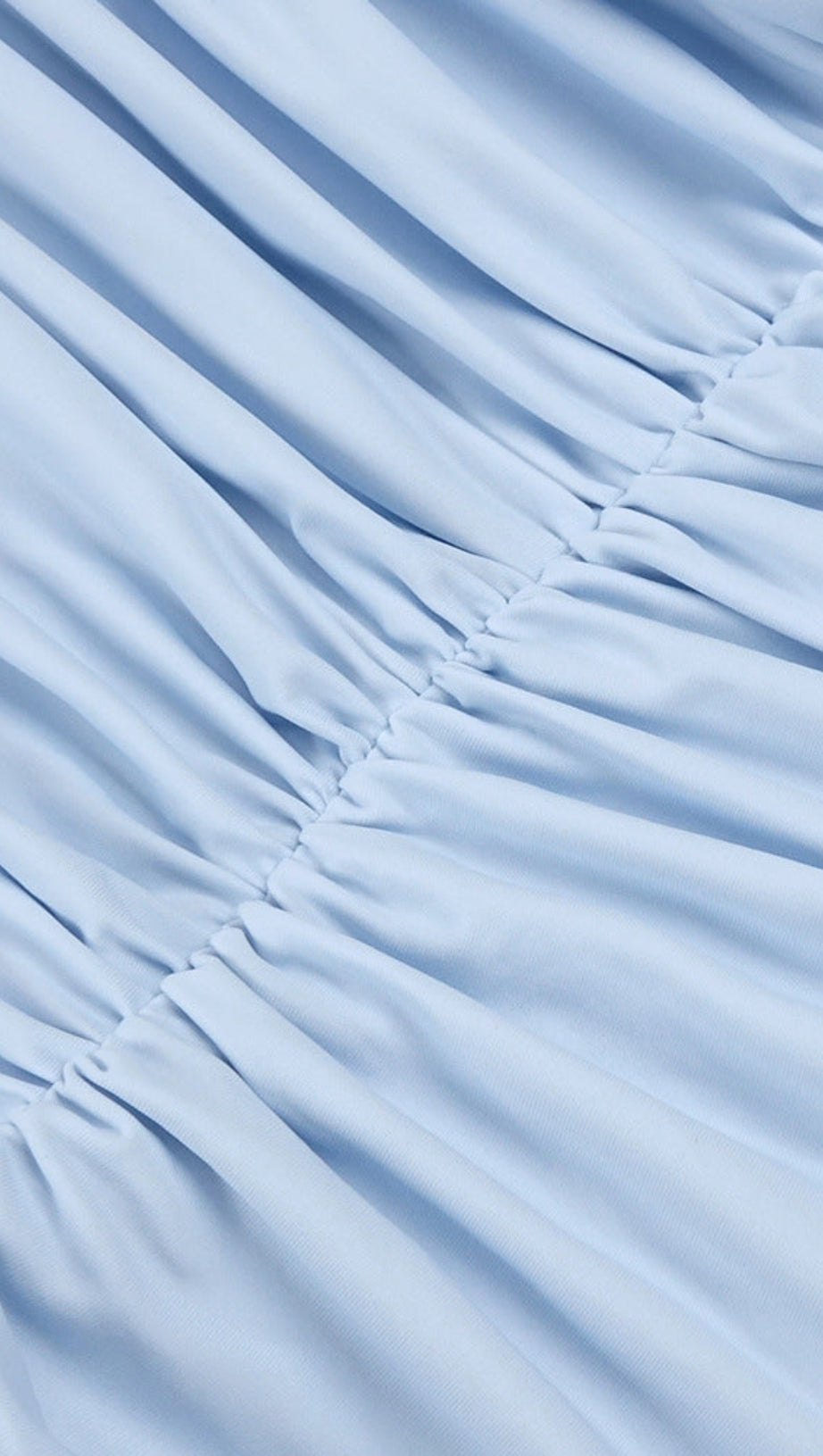 FRINGE MESH RUCHED MAXI DRESS