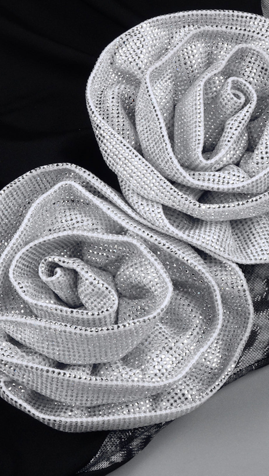 LEOPARD PRINT FLORAL ACCENT MAXI DRESS IN BLACK