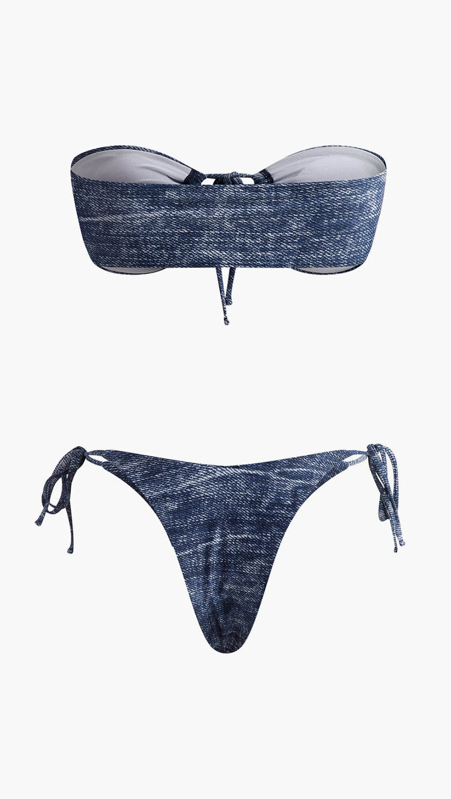 VINTAGE STRAPLESS BIKINI SET