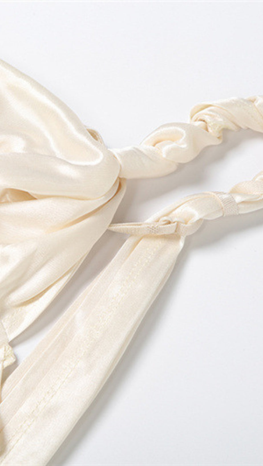 TEADA CUTOUT DRAPE MINI DRESS