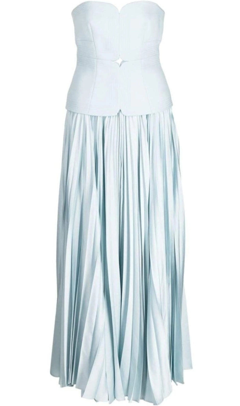 Sweetheart Neck Off-Shoulder Pleated Midi Dress