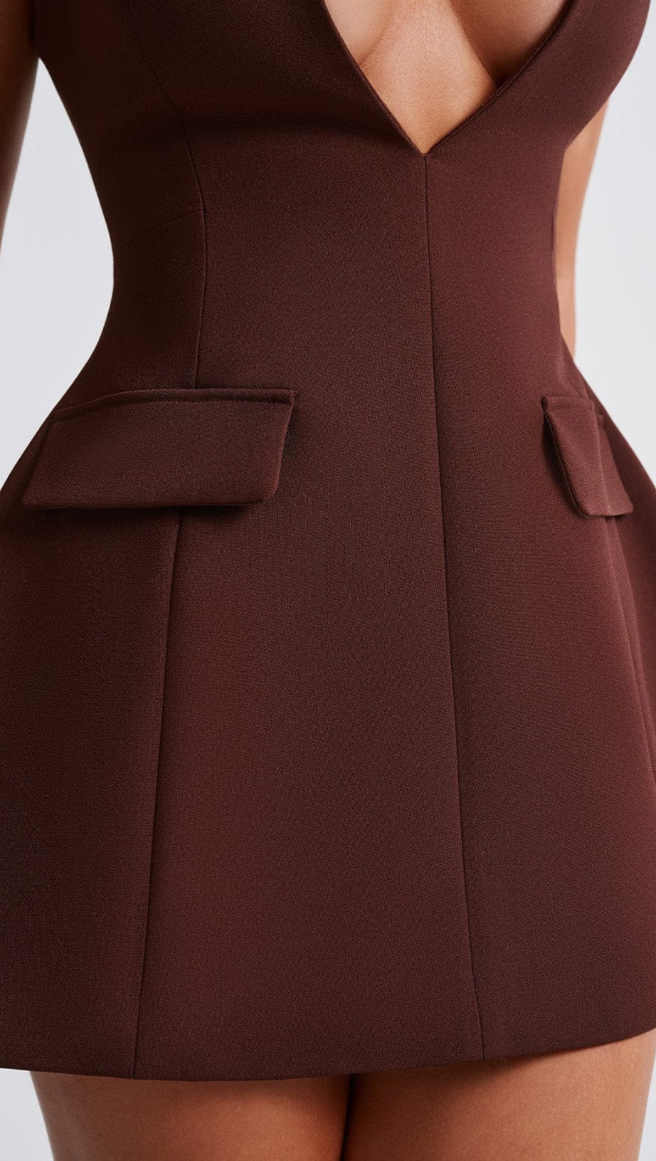 SURI MINI DRESS - BROWN