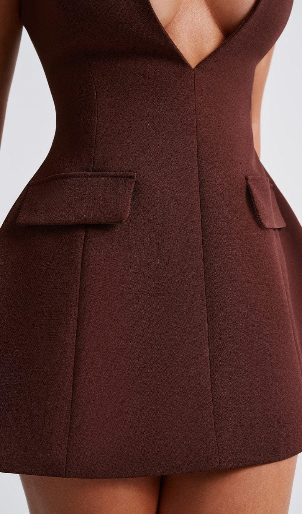 SURI MINI DRESS - BROWN