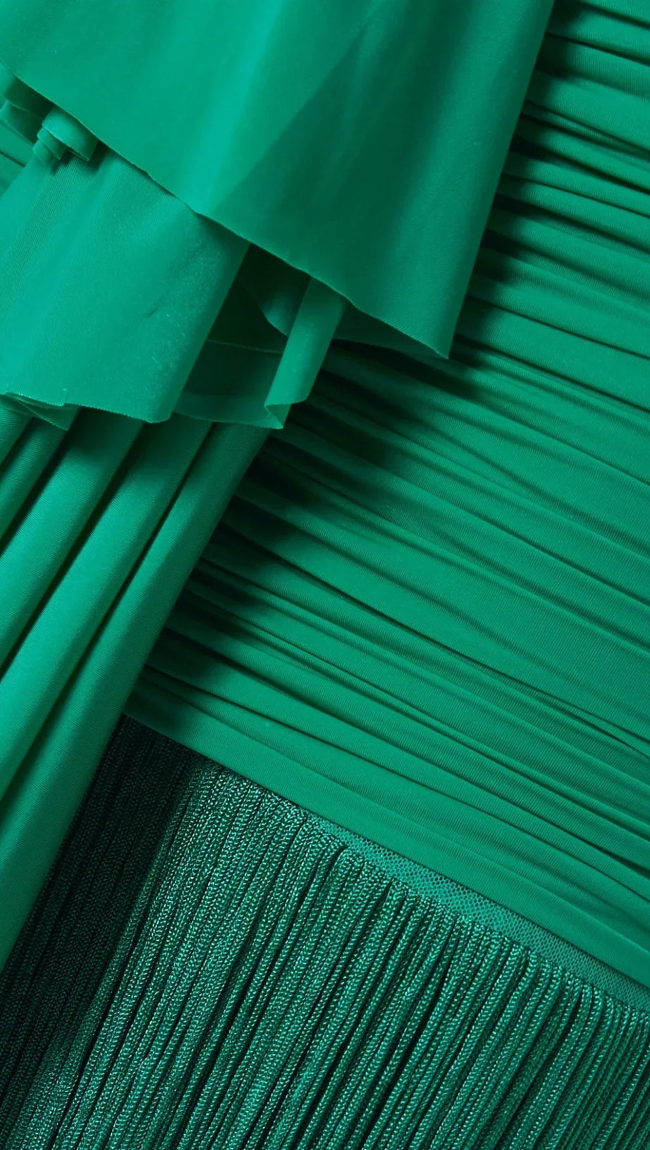 TYONSKA FRINGE RUCHED TWO PIECE SET