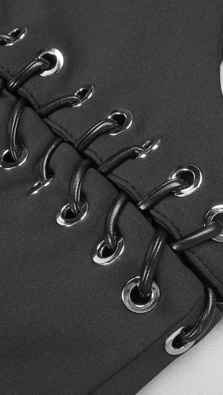 HALTER NECK LACE UP CUT OUT MAXI DRESS IN BLACK