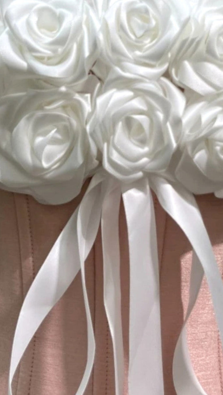 GLADYS STRAPLESS 3D FLORAL CORSET A-LINE DRESS IN PINK