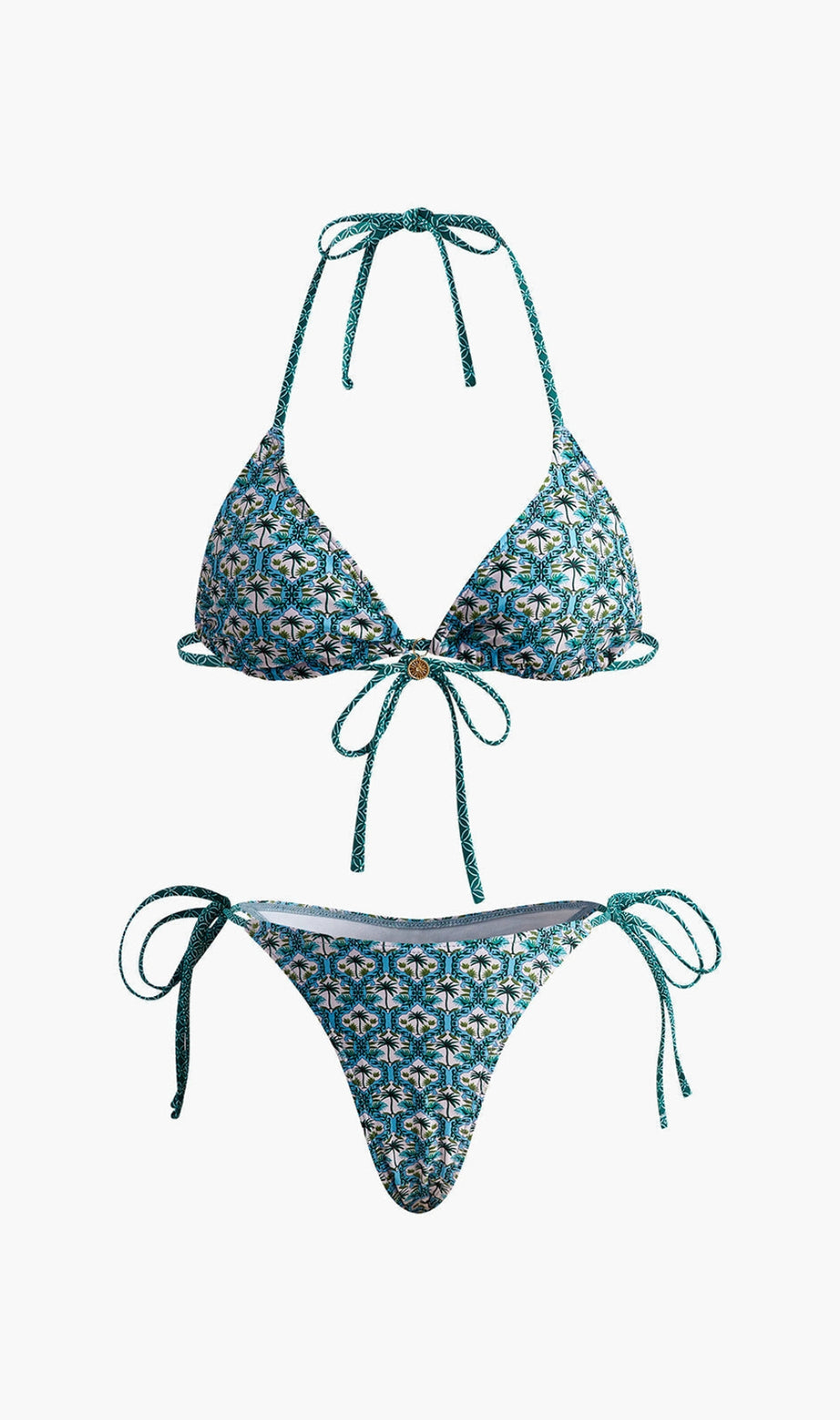 Bikini in pizzo stampato