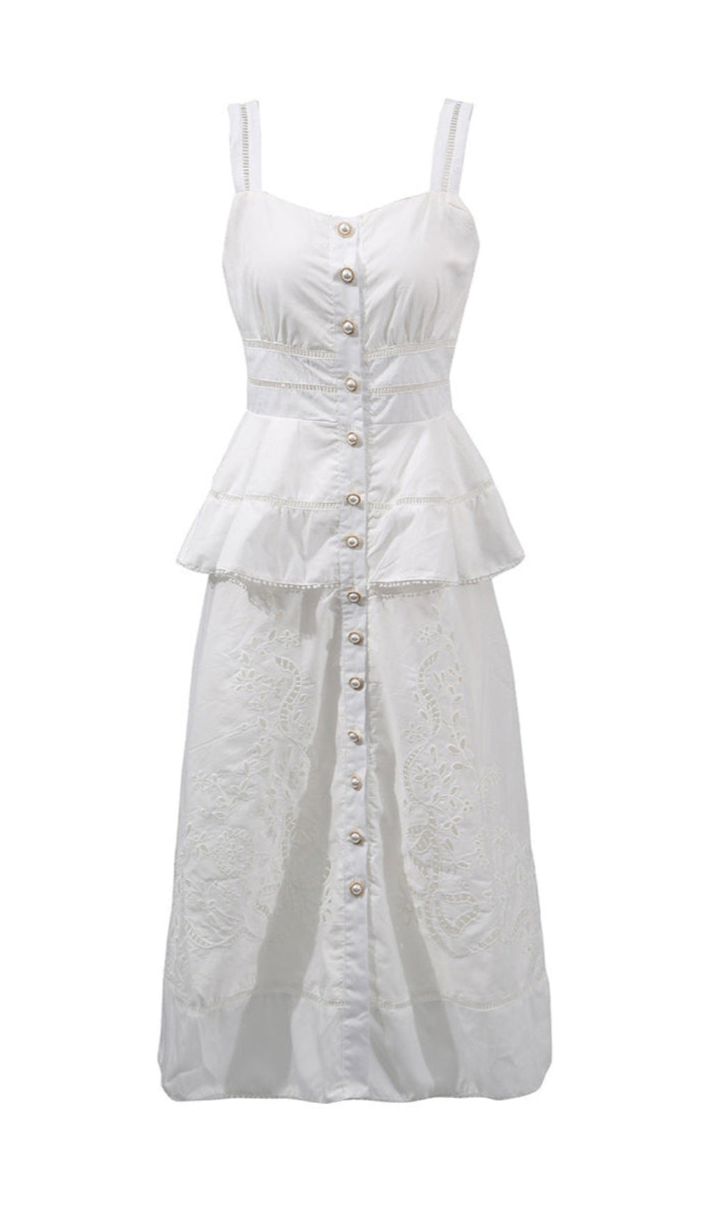 ABITO MIDI PEPLUM HOLLOW BEIGE