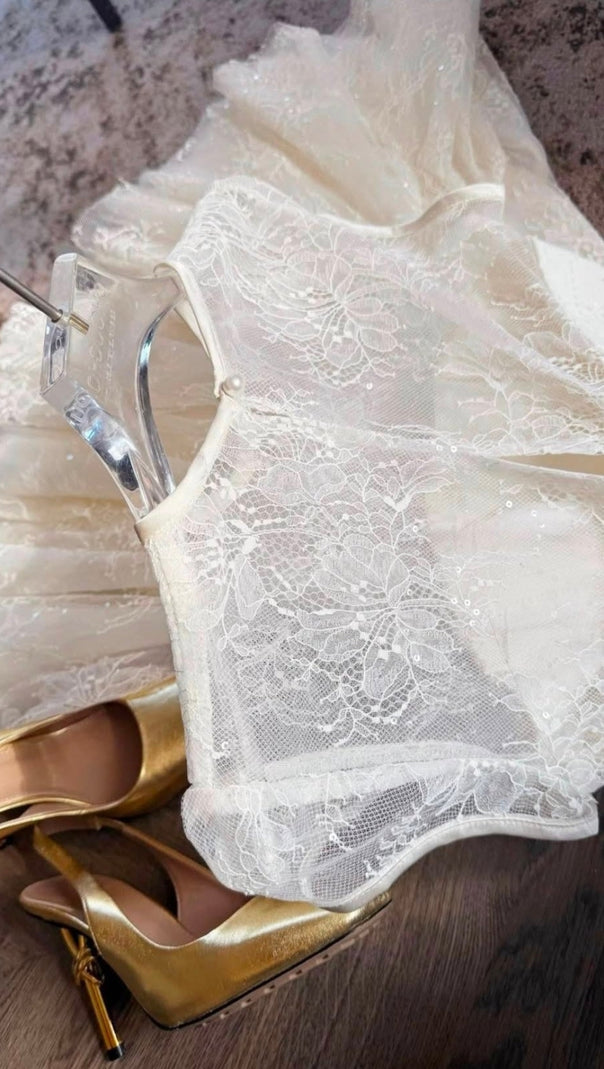 AIIZIE SARAH LACE MINI DRESS - product image