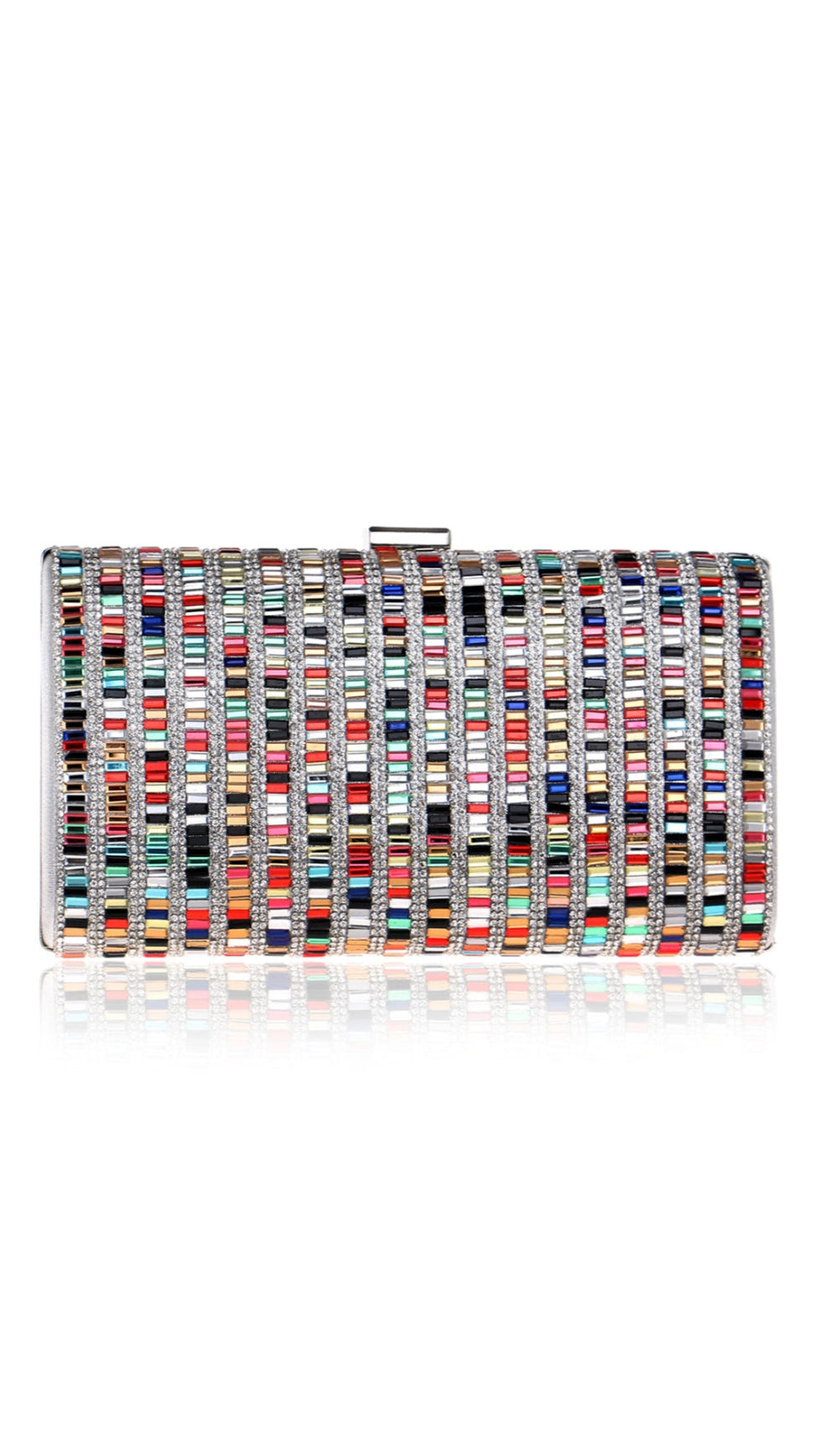 COLORFUL BEADING PROM HANDBAG