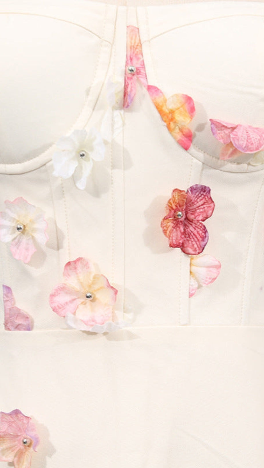 OFF-SHOULDER EMBROIDERED MAXI DRESS IN APRICOT