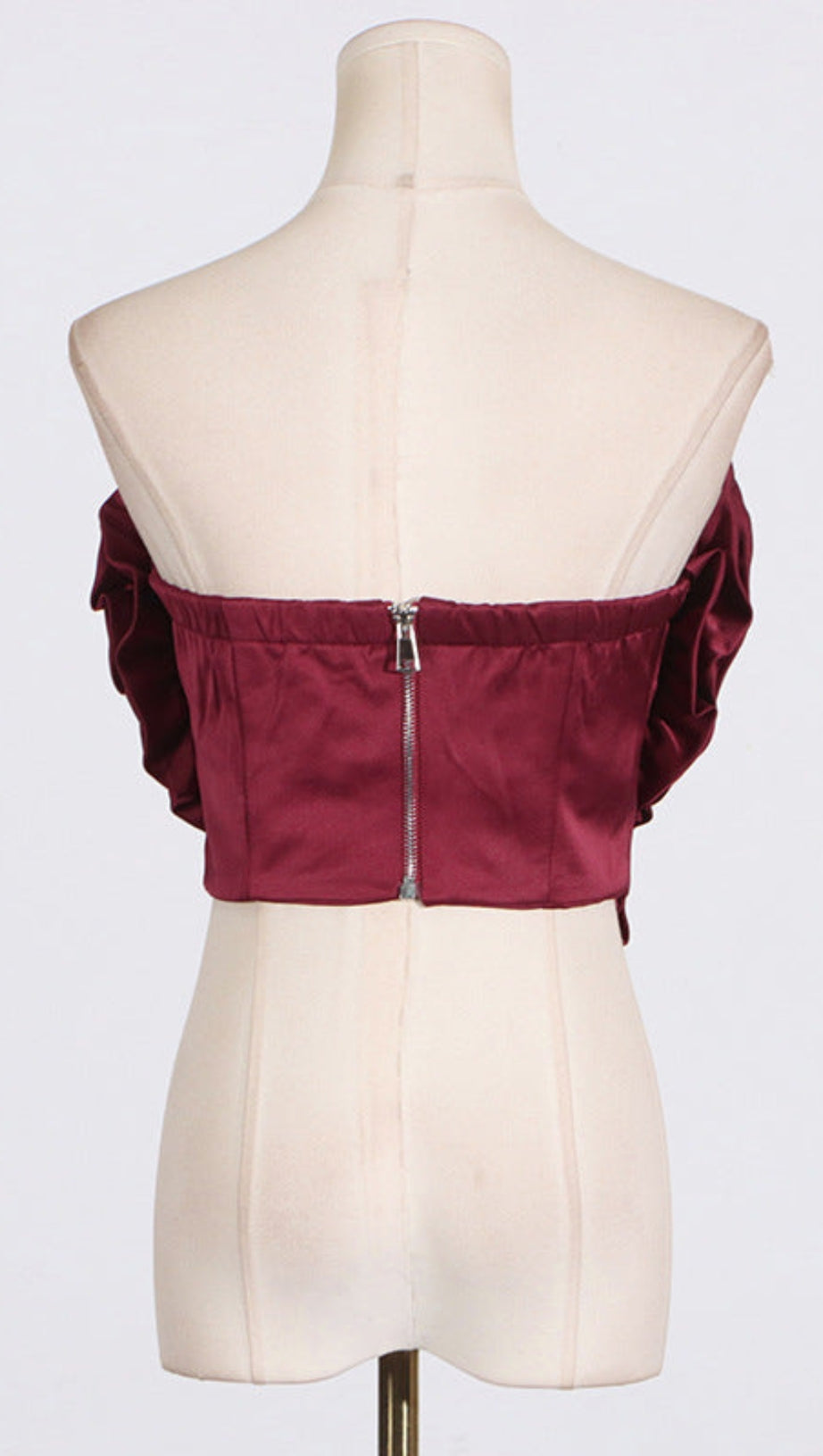 NEELA 3D FLOWER STRAPLESS WAIST MINI DRESS