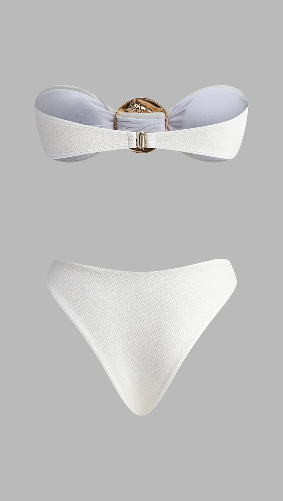 GOLD BIKINI SET AND STYLISH PAREO