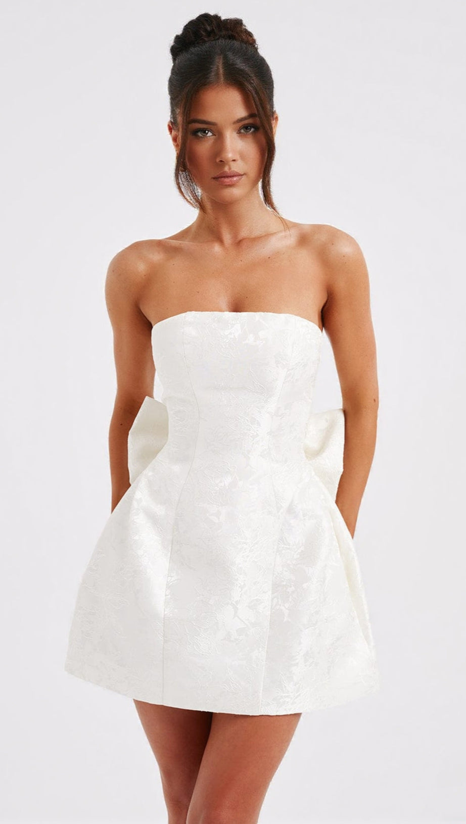 ELENORA MINI DRESS - IVORY